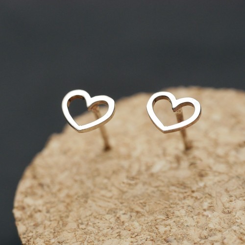Filigrane Ohrringe Herz aus 925er Sterlingsilber von Stephisimo - Bild 3 von 4