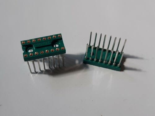 Socket WIRE WRAP 16 PIN AUGAT turned socket DIL16 - RARE - NOS (NEW) - Picture 2 of 4
