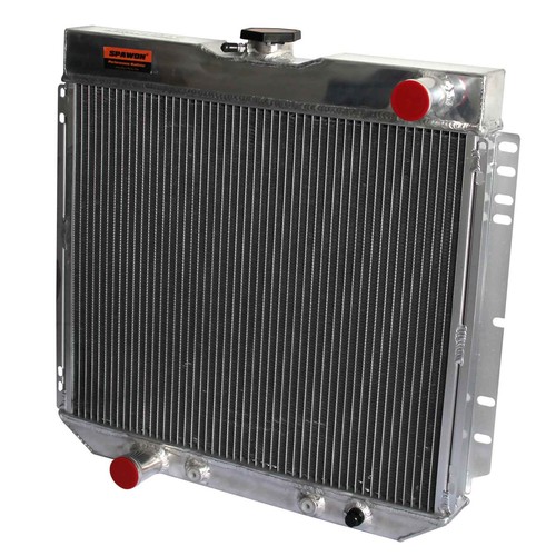 For Ford Mercury Comet Cougar Maverick Mustang 1969-73 SPAWON Radiator 339 3 Row - Picture 2 of 7