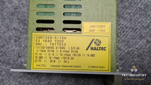 HALTC DSR725S-5/15A I Fuente de alimentación con conector adaptador I 53 1630 1022 I 47-63Hz - Imagen 3 de 10