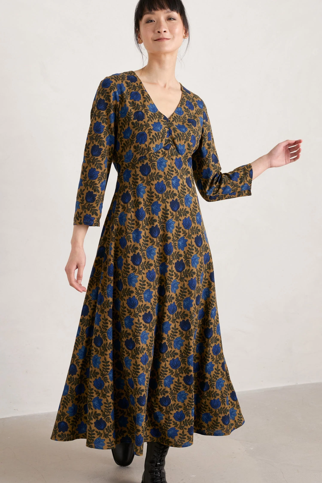 Seasalt Willow Blossom Dress Tossed Blooms Waxed Canvas eBay