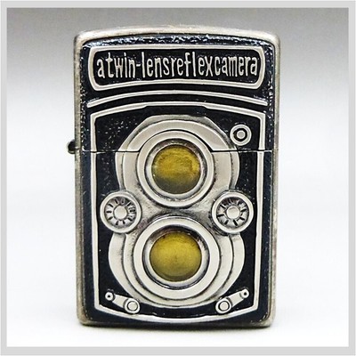 Zippo atwin lensreflexcamera oil lighter twin lens reflex camera 