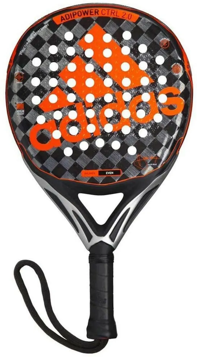 Melodrama Cuervo monitor Adidas Adipower CTRL 2.0 Padel Carbon Paddle Racquet Sweet Spot Dual  Exoskeleton | eBay