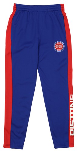 OuterStuff NBA Youth Boys Side Stripe Slim Fit Performance Pant, Detroit Pistons - Picture 2 of 6