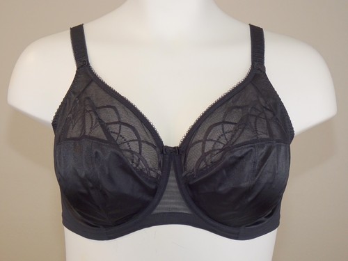 Elomi 4030 Cate Side Support Full Coverage Unlined Underwire Bra US Size 42 I - Picture 1 of 7