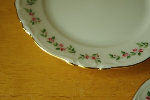 Bread & Butter Plate, CROWN BAVARIA, Juliette, 6 1/8", Lot of 4 - Picture 3 of 7