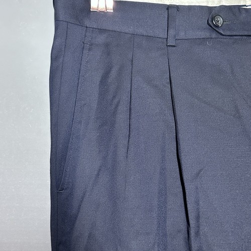 Talbots Anzughose Herren 100 % Wolle schwarz Größe 36 x 32 – klassische maßgeschneiderte Passform - Bild 5 von 8