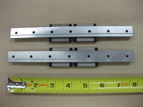 Lot 2 NSK LE090200TRK2-01P61 Linear Rail Ball Bearings Double Carriage 8" Japan - Picture 2 of 3