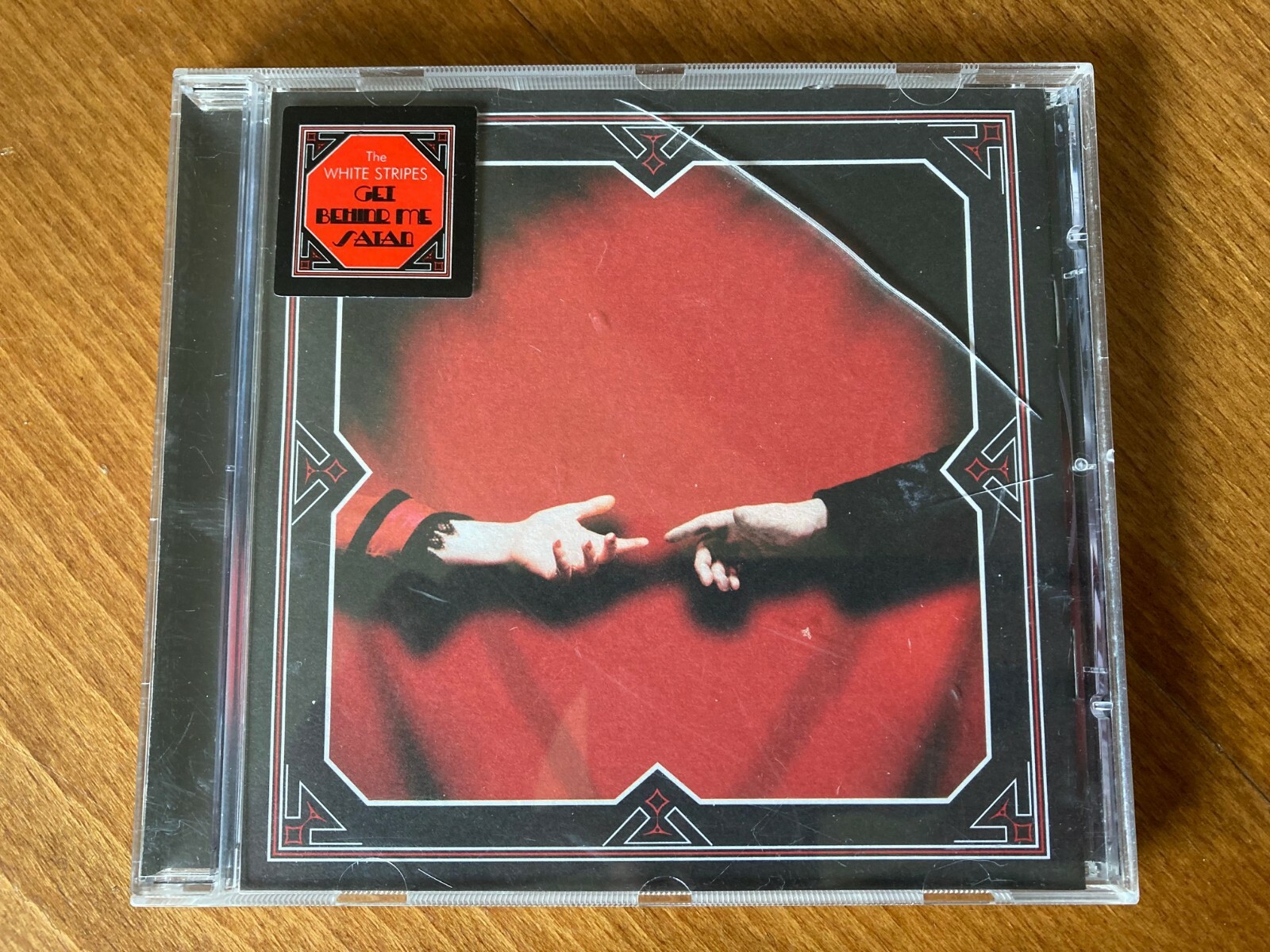 White Stripes: Get Behind Me Satan CD Album - Crack on Case