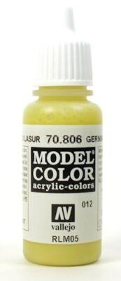 Vallejo Lazur Yellow Paint, 17ml by Acrylicos Vallejo VAL 70806