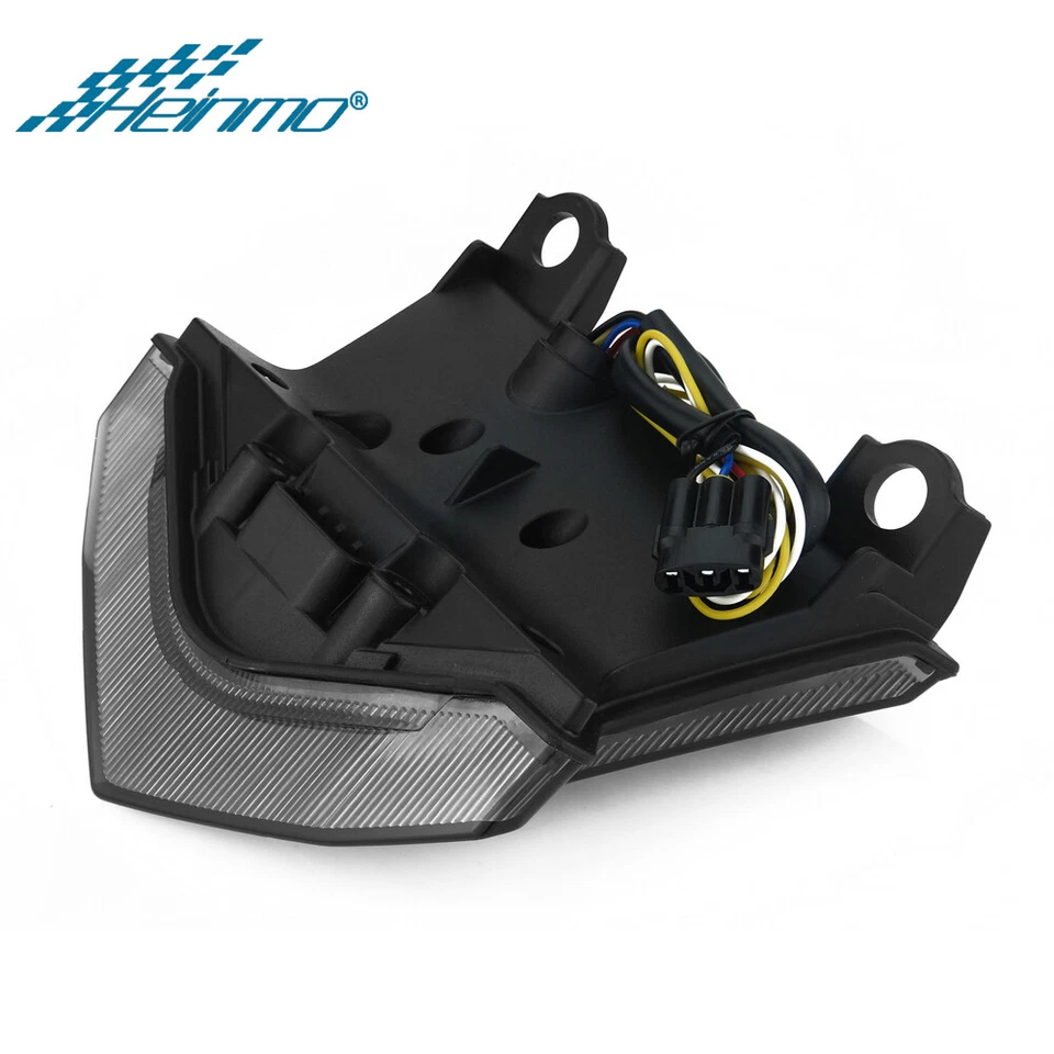 Luz trasera LED intermitente luz trasera señal de giro para Kawasaki Z900 Z650 2017-2023 Foto 4 de 4