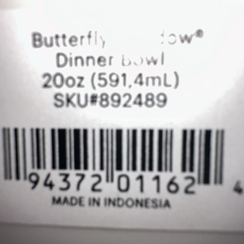 LENOX AMERICAN BY DESIGN BUTTERFLY MEADOW DINNER BOWL 1pc MULTI COLOR 20oz BNIB - Picture 6 of 7