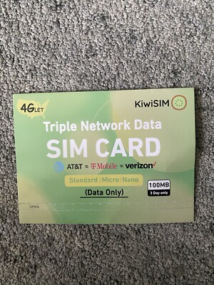 KiwiSim Sim Card