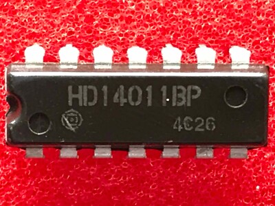 Hitachi Semiconductor HD14011BP Quadruple 2-input NAND Gate CMOS IC USA Seller