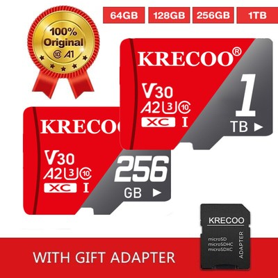 TF Card 128GB Memory Card Micro SD Card 256GB 1TB Ultra Class 10 SDHC SDXC Lot