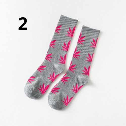 MARIJUANA LEAF SOCKS 44 Colors Medium Size Crew 420 Pot Weed Cotton Stretch NEW - Picture 14 of 56