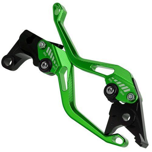 For Kawasaki Z650 Z900 2017-2022 Green 5D Short Clutch Brake Levers 2018 2019 20 - Picture 3 of 6