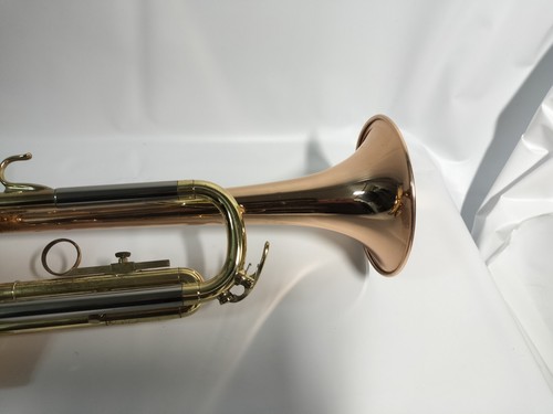 YAMAHA Trumpet YTR-332 Red Bell gold brass with hard case Playable #2074A - Picture 13 of 18