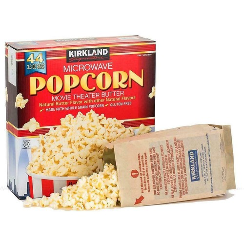 Kirkland Signature Microwave Popcorn Movie Theater Butter Natural 1