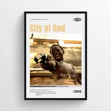 City of God Movie Poster Print, Wall Art - Unframed