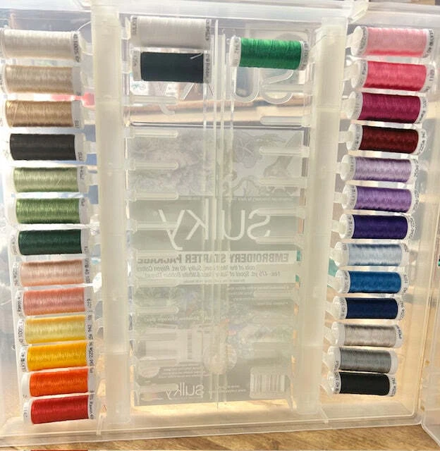 Sulky Embroidery Slimline Starter Pack Rayon & Bobbin Spools 885-01 NEW - Image 3 of 3