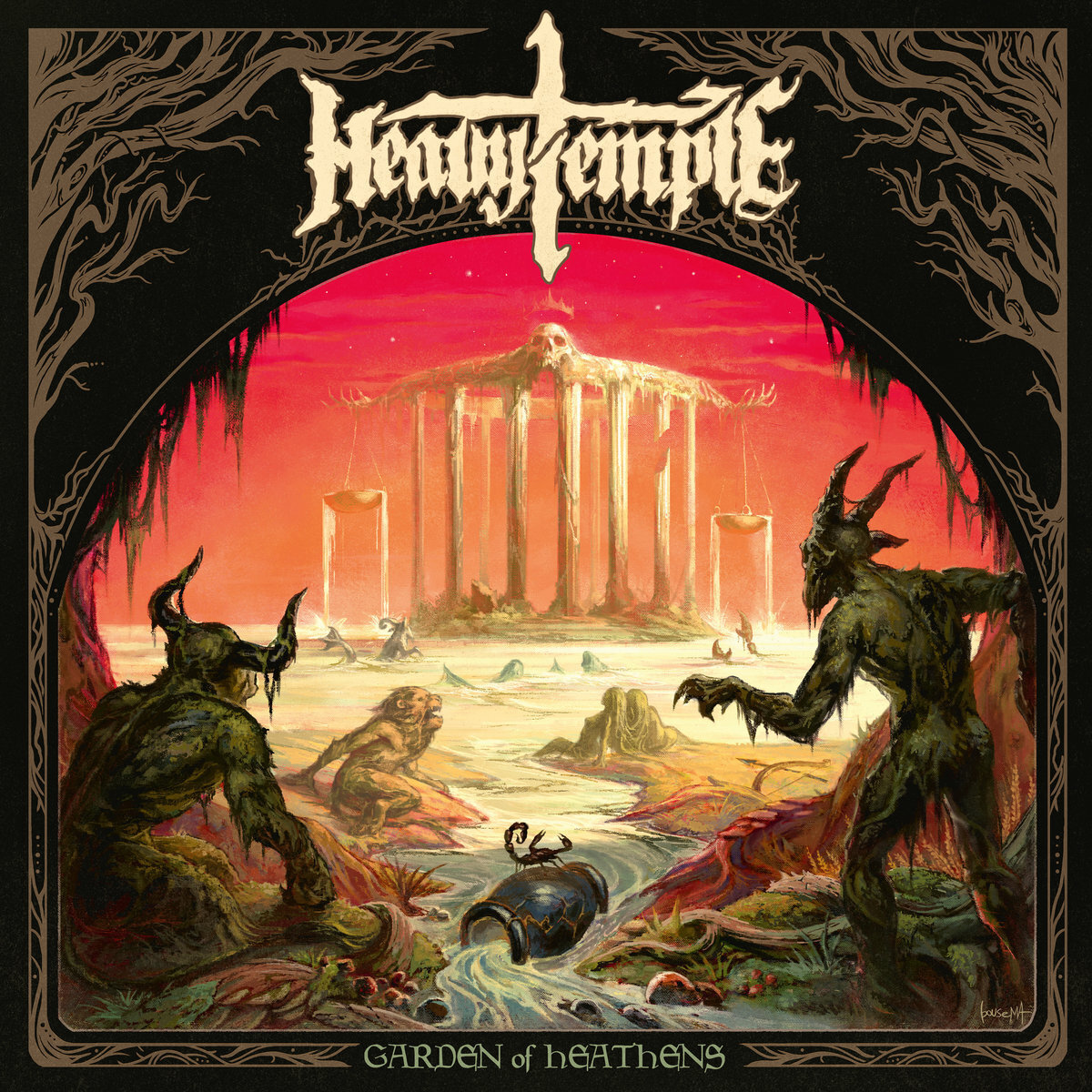 Heavy Temple Garden Of Heathens (Vinyl LP) 12" Album Coloured Vinyl