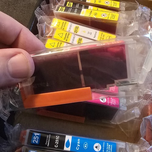 Lot of 27 Canon Compatible Ink Cartridges PGI-250XL CLI-251XL Sealed – Exp 05/25 - Picture 11 of 13