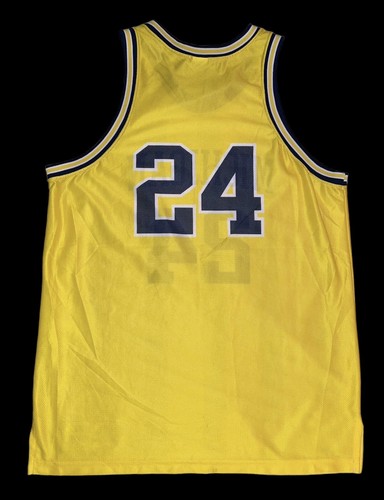 100% Authentic Michigan Wolverines Jimmy King #24 NCAA Fab 5 Nike Jersey XL Men - Picture 11 of 15