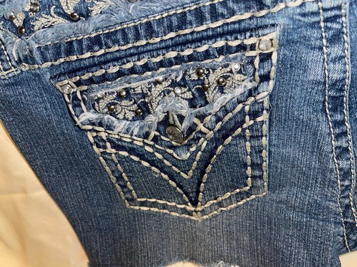 WOMEN'S/JUNIOR'S PREMIERE JEAN SHORTS size 13/14R COOL POCKETS pre-owned - Picture 8 of 9