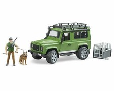 Bruder 02587 Land Rover Defender Station Wagon Förster Hund Jeep Hundehütte