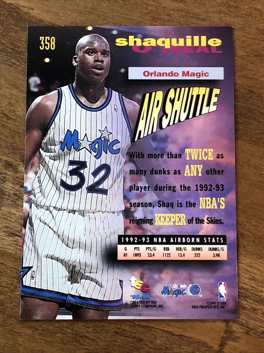 1993-94 Stadium Club Shaquille O'Neal #358 | eBay