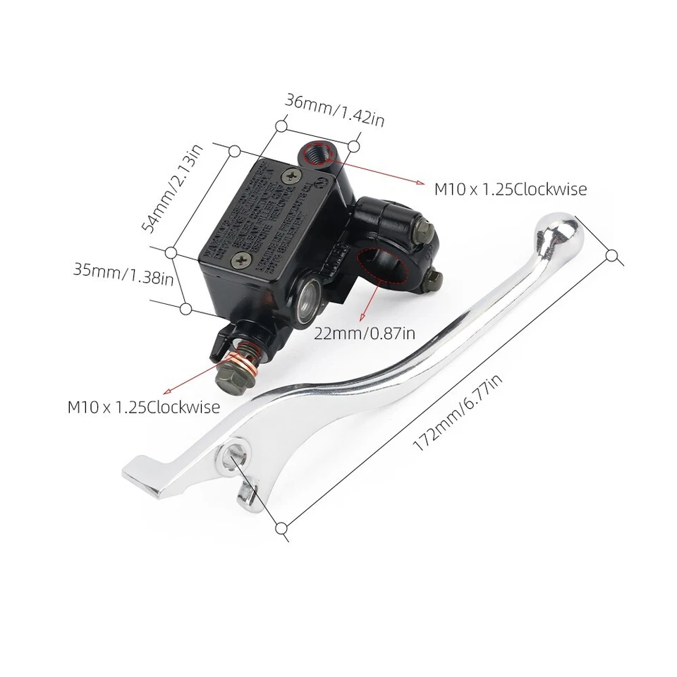 Front Brake Master Cylinder Lever For HONDA CRF250L 2020 CRF300L Rally 2021-2025 - Imagem 2 de 4