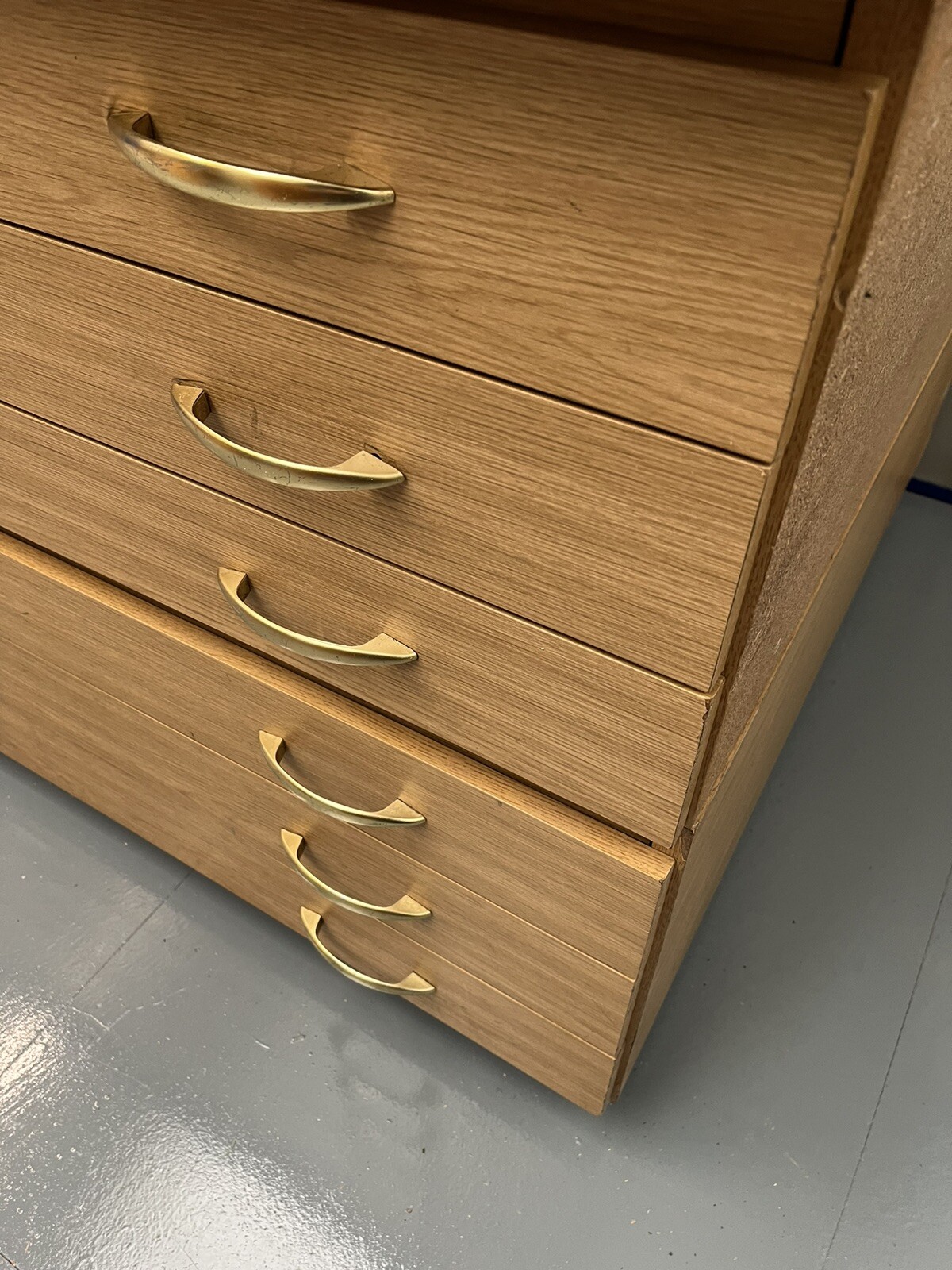 Lovely Vintage Architect plan chest of drawers eBay