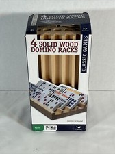 Cardinal Domino Racks 4 Solid Wood Domino Holder Racks