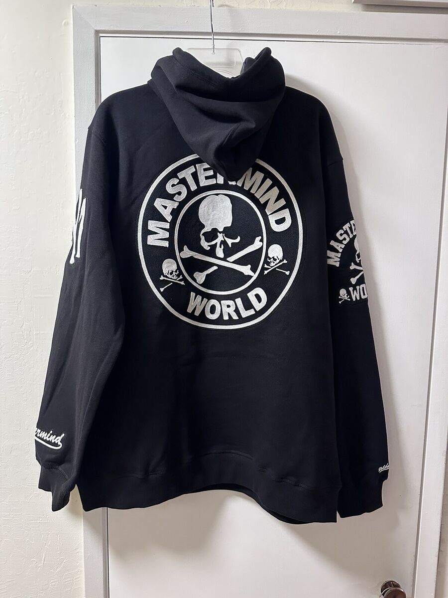 Mastermind World X Mitchell & Ness Hoodie 2023 Collab, Size Mastermind World X Mitchell & Ness Hoodie 2023 Collab, Size