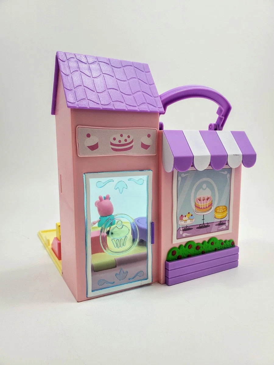 Peppa pig bakery shop playset sales