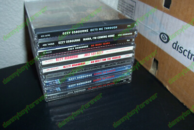 Ozzy Osbourne CD Lot No Rest For The Wicked DADC+Rmstr Just Say Down 2 Earth x2