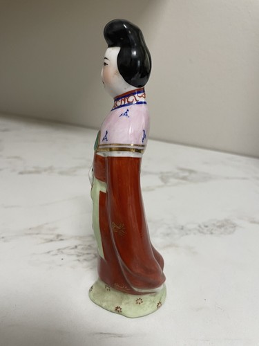 Estatuilla de porcelana de cerámica de colección Quan Yin Kwan Yin Diosa de la Misericordia 7,5" - Imagen 4 de 11