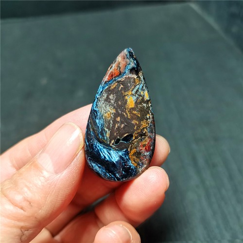 TOP 15.4g Natural Rare Beautiful Namibia " Pietersite" Gemstone Healing R1422 - Picture 11 of 14