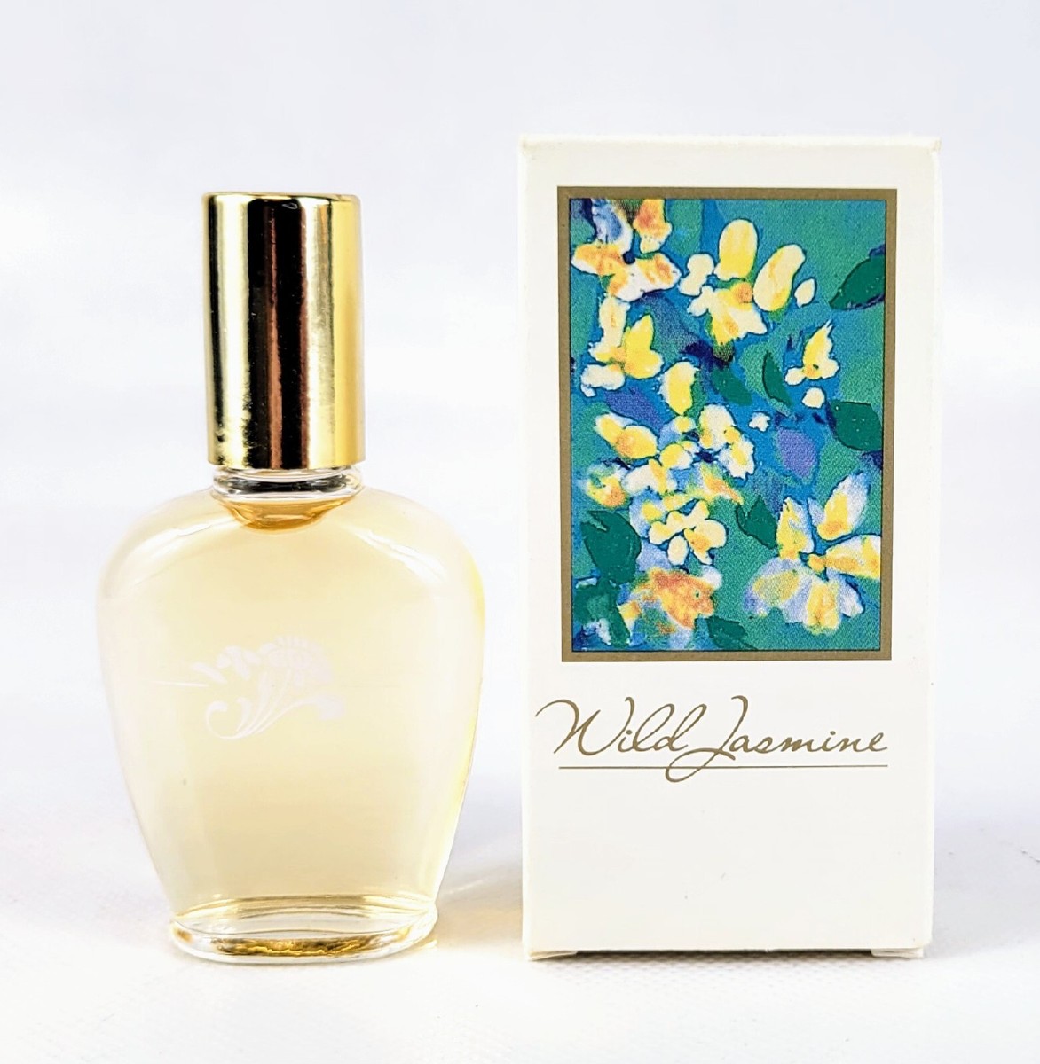 Vintage Avon Out Of The Past Wild Jasmine Mini Cologne Splash