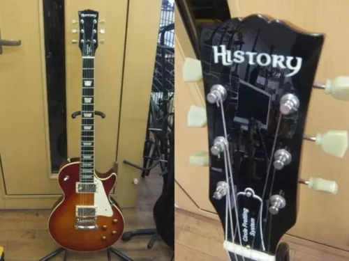 Electric Guitar History SH-LSV/FM Les Paul Type Circle Fretting System Sunburst