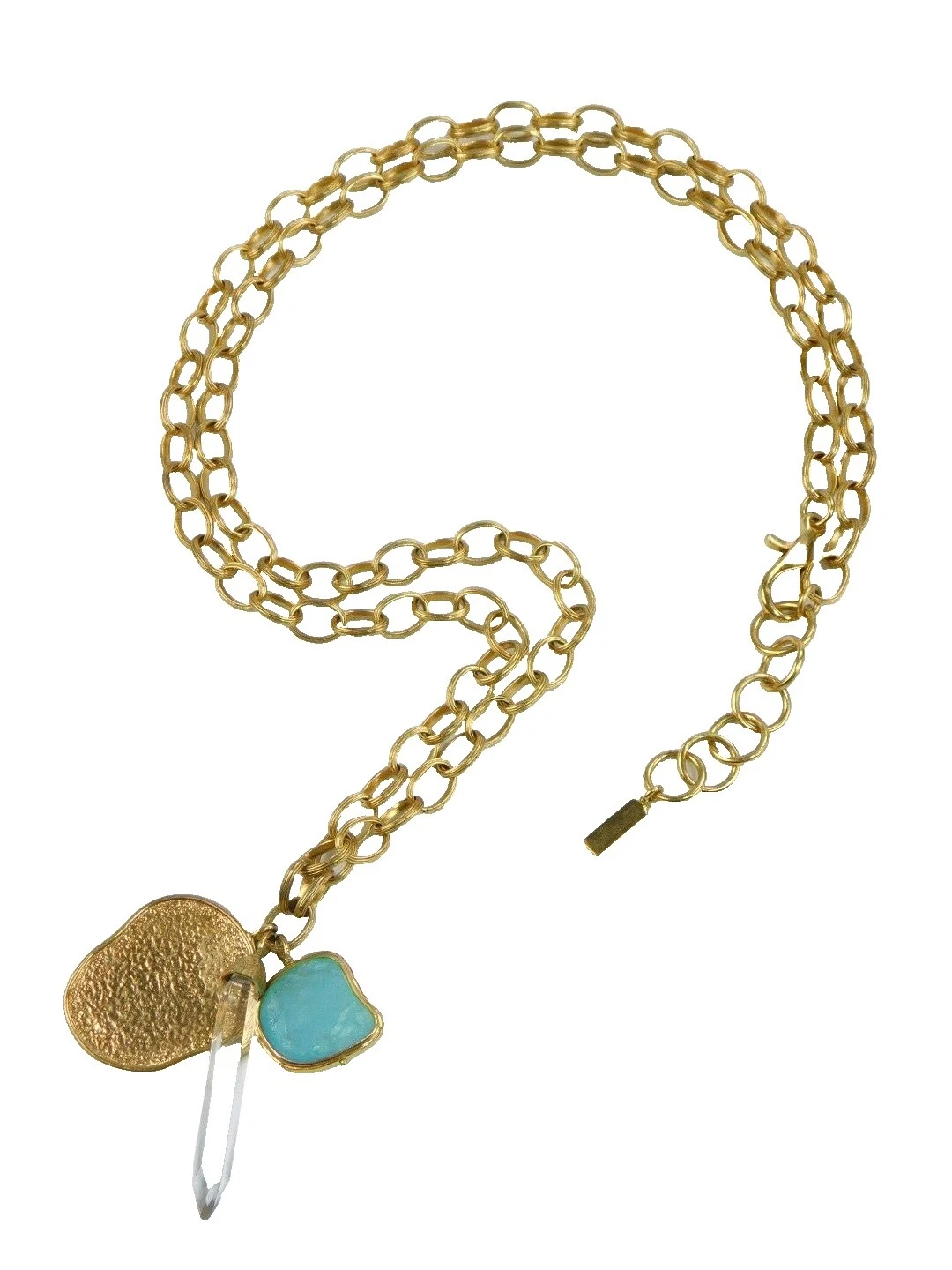 Declaración de Cuarzo de Bronce Moda Collares y Colgantes