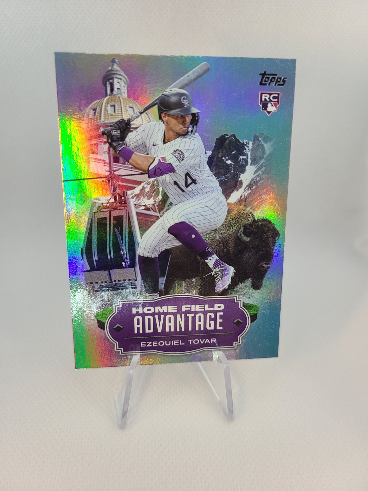2023 Topps Update Ezequiel Tovar RC Home Field Advantage #HA-22 Colorado Rockies