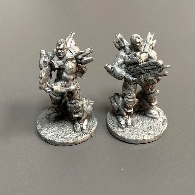 2PCS Heroes Imperial Assault Miniatures Firefall Game Figures Role-Playing Toys