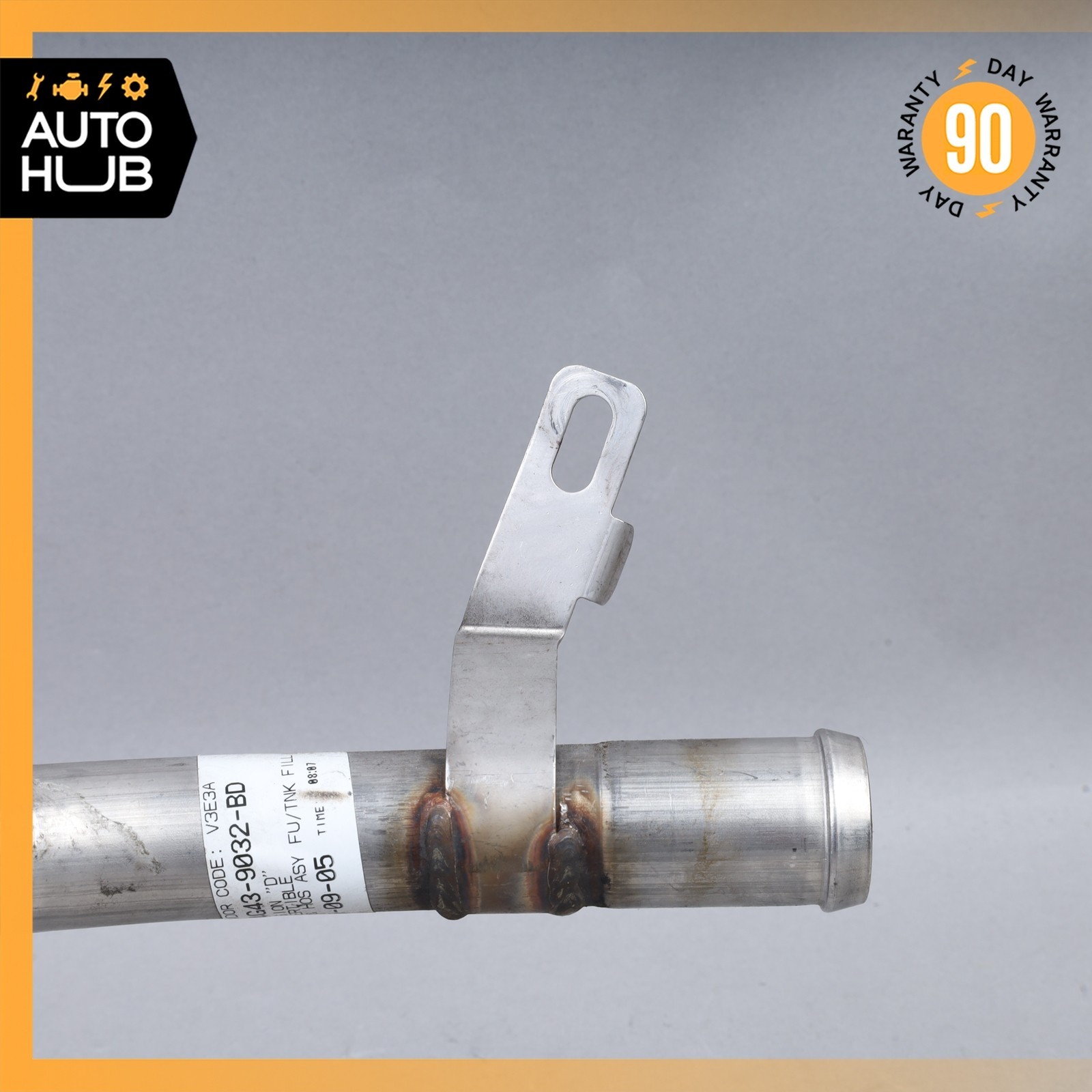 05-16 Aston Martin DB9 Volante Convertible Fuel Tank Filler Neck 4G439032BD OEM