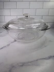 Pyrex #024 clear  2-Qt Casserole Dish Vintage With Lid