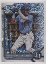2022 Bowman Chrome Prospects Shimmer Refractor Willy Vasquez #BCP-195 7bt