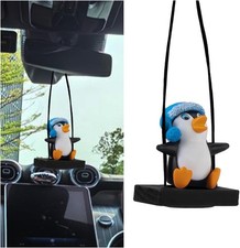 Car Pendant, Car Rear View Mirror Charm Decoration, Cute Car Hanging Ornament, I