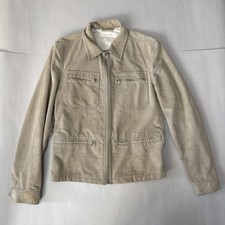 Marc Jacobs Cotton Polyester Corduroy Jacket Fitted Beige Size 46
