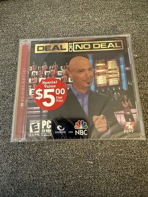 Brand New Sealed Deal or No Deal PC Game 2008 Howie Mandel Game Show